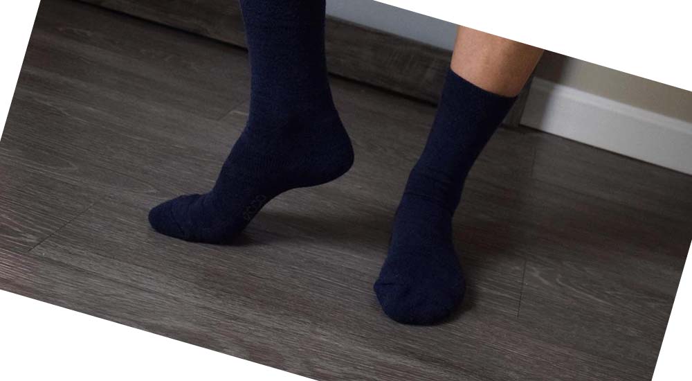 Women's Ecco Dress Short-Crew Socks Navy | USA 424TCE